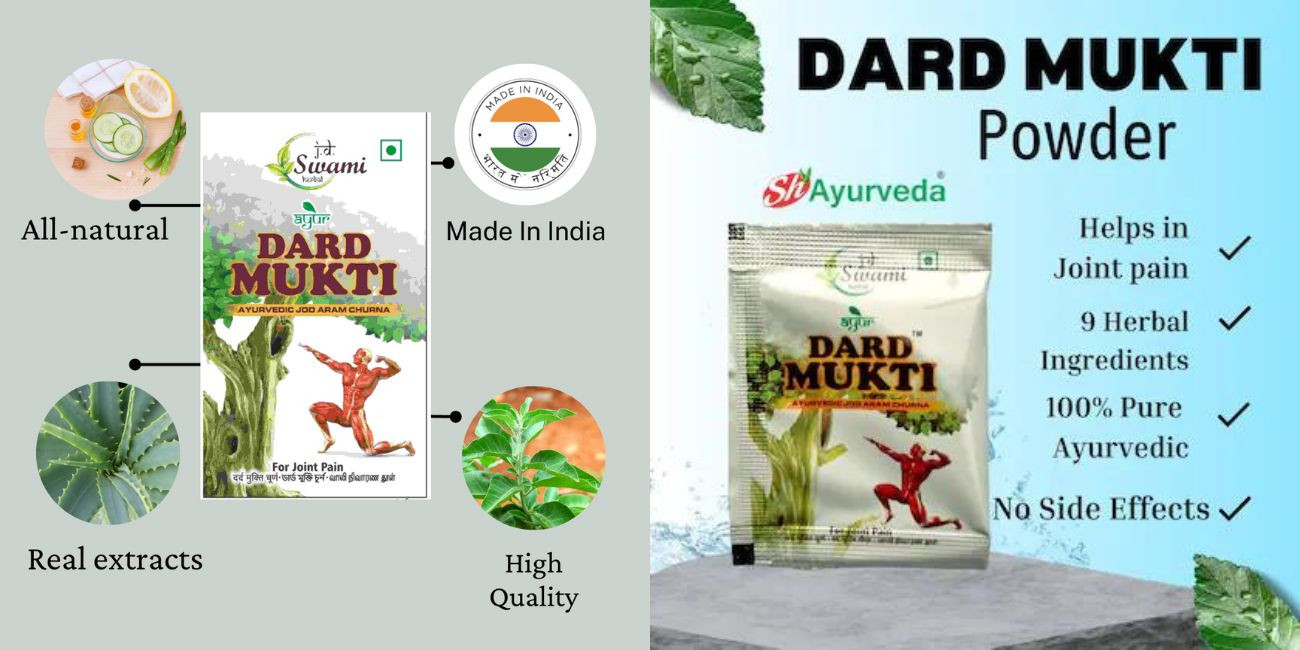 Natural Remedies for Pain Relief: Dard Mukti, Ortho Nil, Sandhi Sukh, and Pain Nil Powders